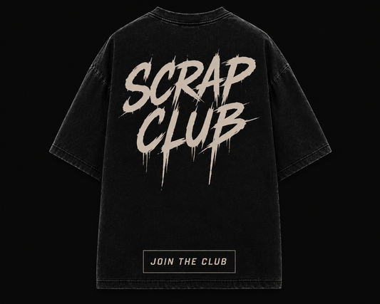 Scrap club oversized t-shirt (Streetwear collection)