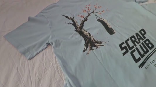 Sky Blue Cherry Blossom Tee
