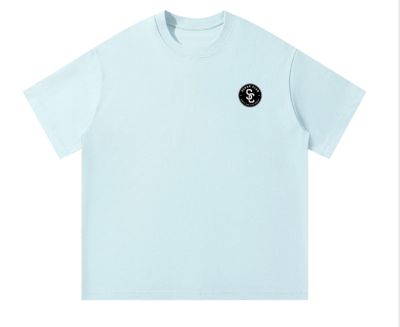 Sky Blue Cherry Blossom Tee