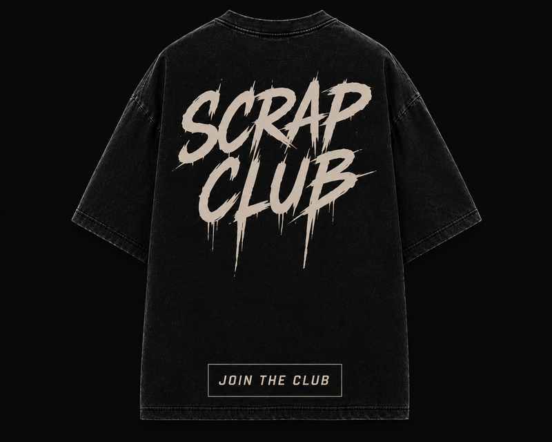 Scrap club oversized t-shirt (Streetwear collection)