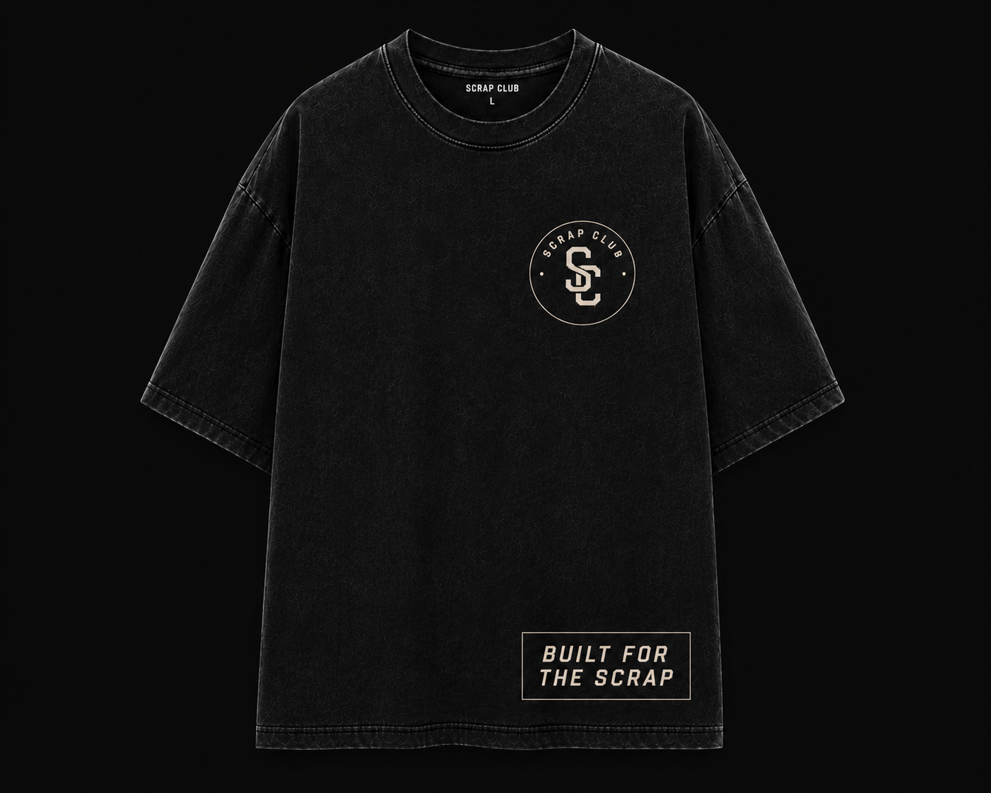 Scrap club oversized t-shirt (Streetwear collection)