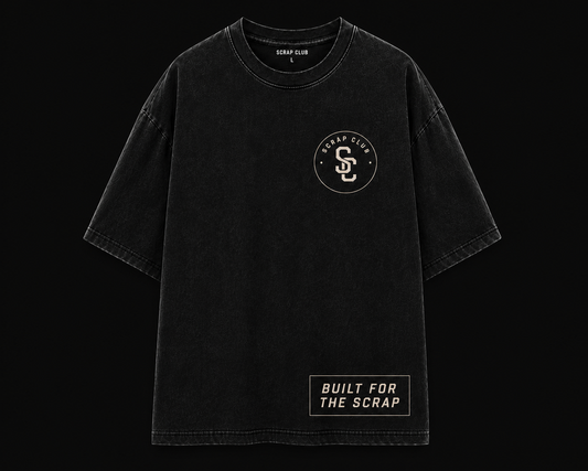 Scrap club oversized t-shirt (Streetwear collection)