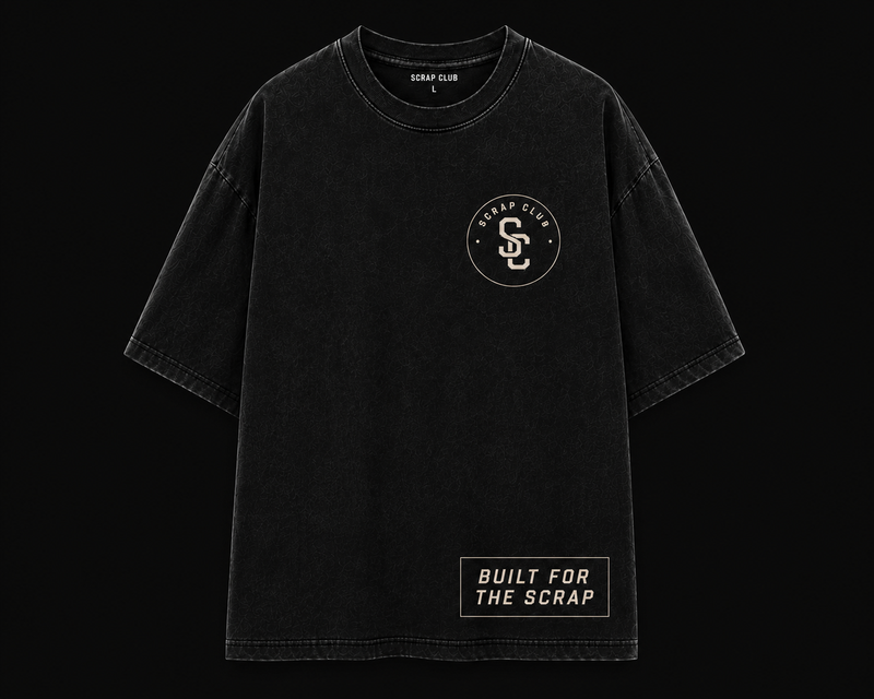 Scrap club oversized t-shirt (Streetwear collection)